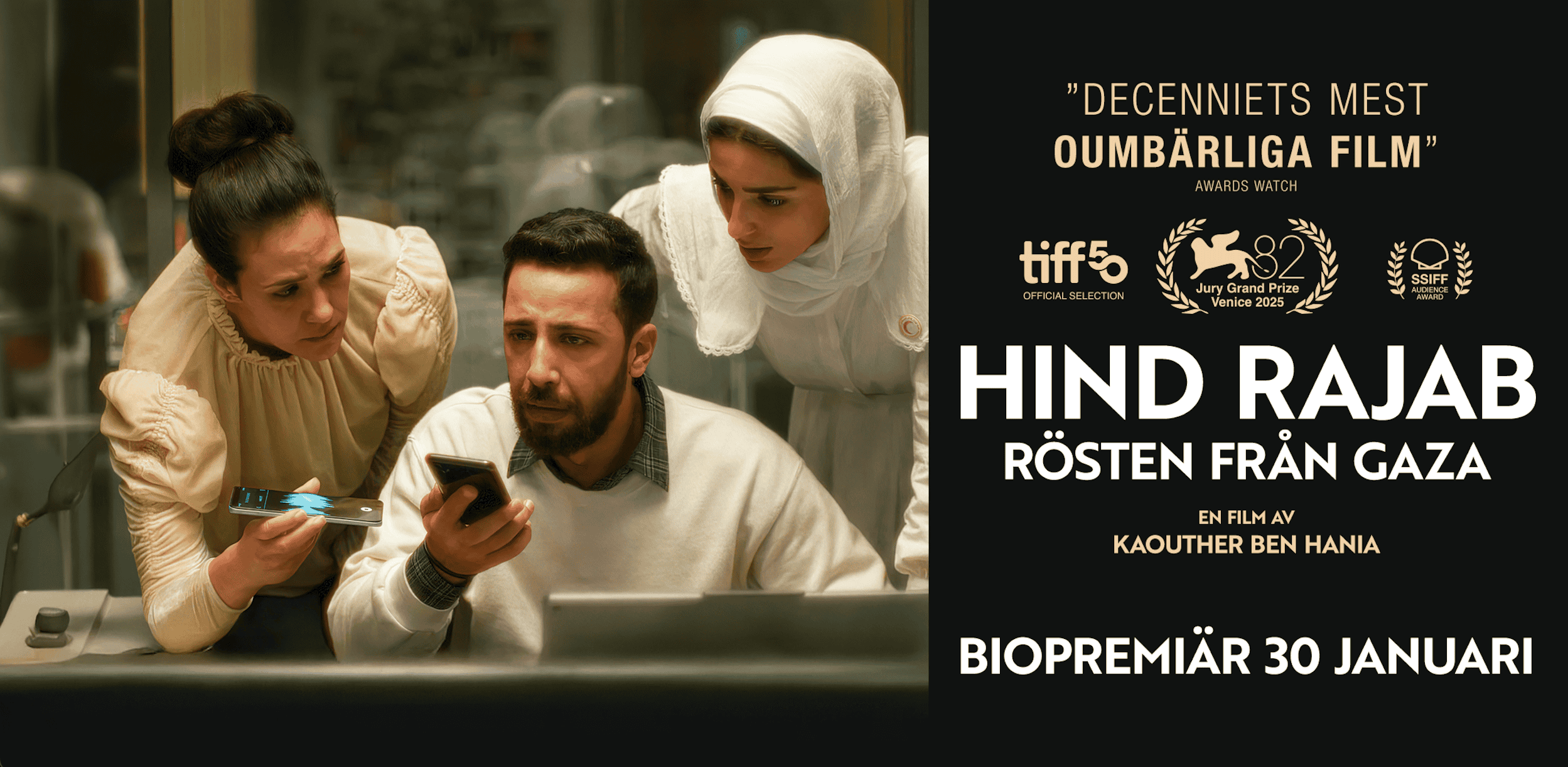 Filmtorsdag – Hind Rajab – Rösten från Gaza